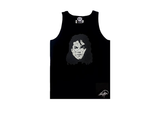 M.J Black & White Mosaic Tank Top