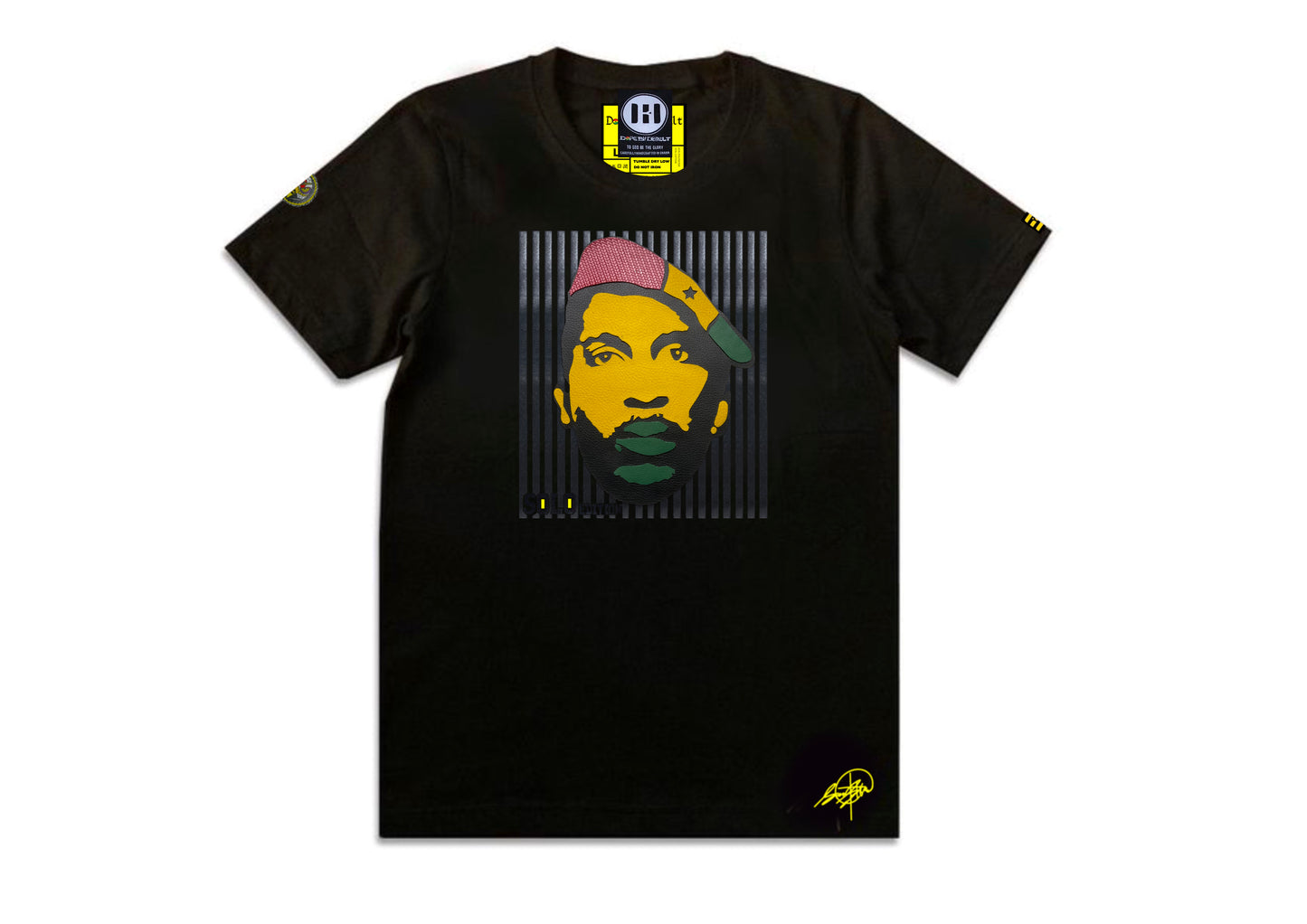 Thomas Sankara – Multicolour Leather Icon