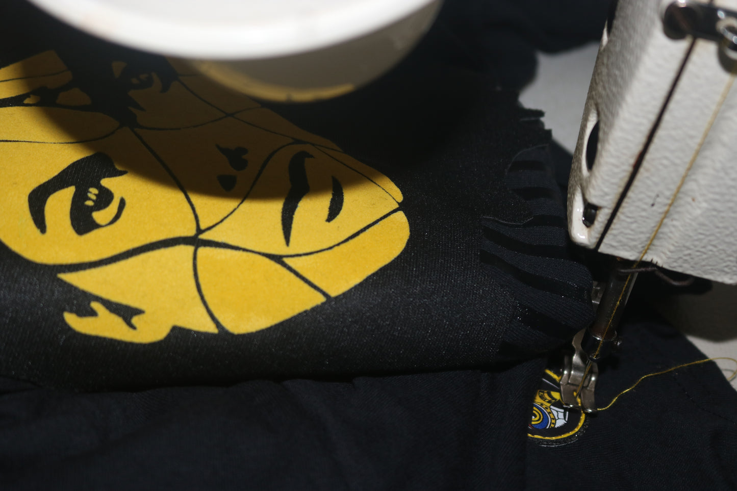 MJ - Black & Yellow Mosaic