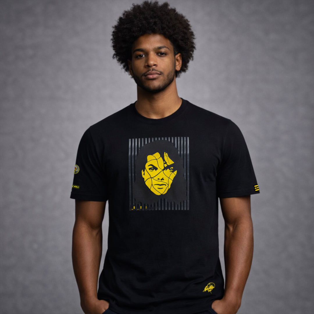 MJ - Black & Yellow Mosaic