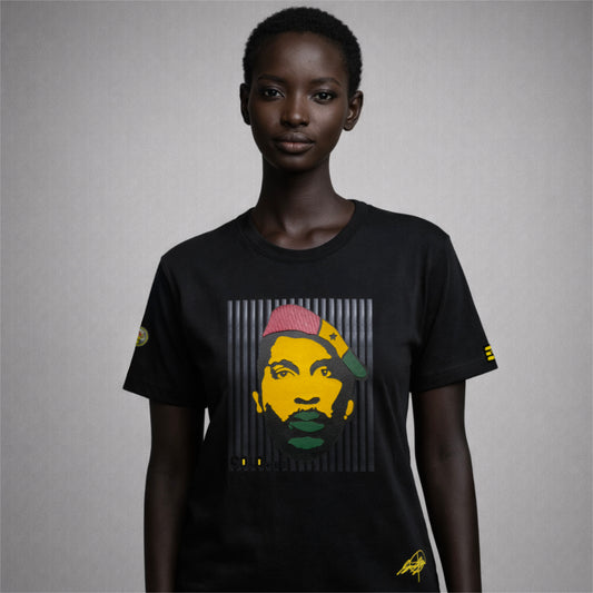 Thomas Sankara – Multicolour Leather Icon