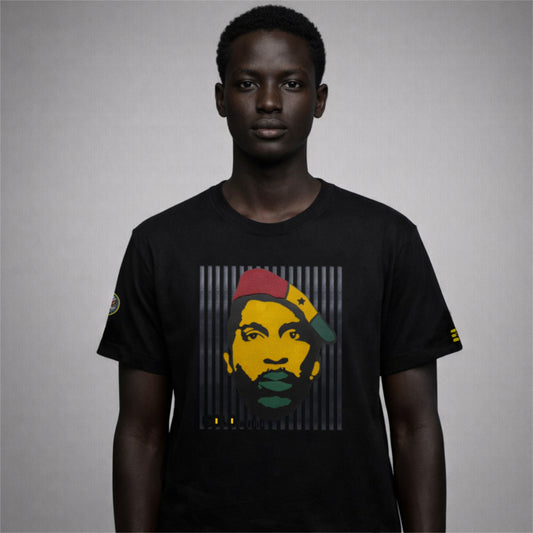 Thomas Sankara – Multicolour Leather Icon